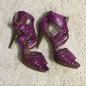Madden girl purple stilettos size 8.5 (never worn)